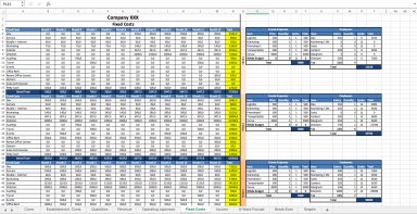 IT Startup Financial Projections Excel Model Template