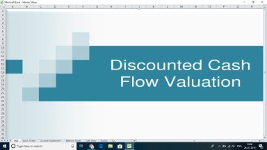 Discounted Cash Flow Excel Model Template