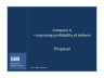 Proposal for a Consulting Project – Example - Page 1