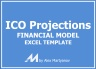 Blockchain/ICO Forecasting and Analysis Financial Excel Model Template