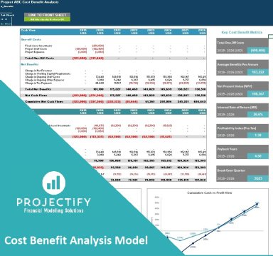 Generic Cost Benefit Analysis Excel Model Template