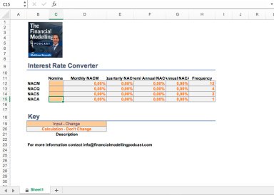 Interest Rate Excel Converter