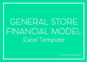 General Store Financial Model Excel Template