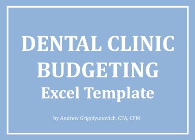 Dental Clinic Budgeting Excel Template