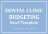Dental Clinic Budgeting Excel Template
