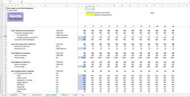 3-Sided Marketplace Excel Financial Model Template