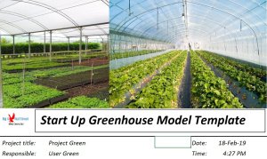 Greenhouse Start Up Excel Model Template