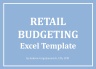Retail Budgeting Excel Template