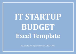IT Startup Budget Excel Template