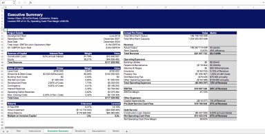 Wind Farm Development Excel Model Template