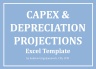 CAPEX and Depreciation Projections Excel Model Template