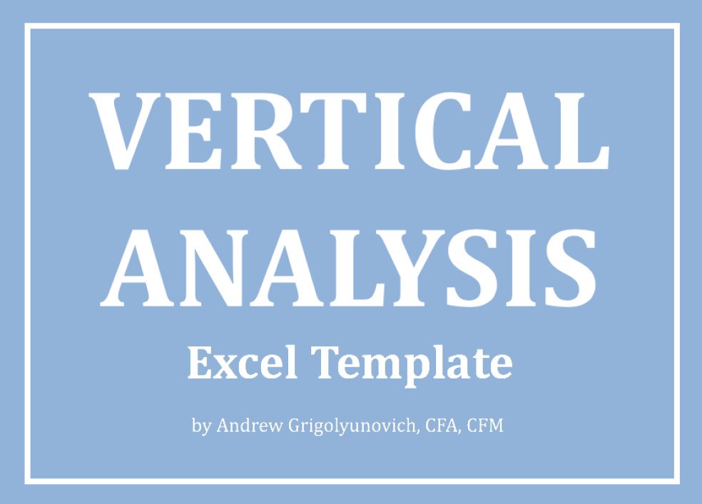 Vertical Analysis Excel Template Eloquens 2982