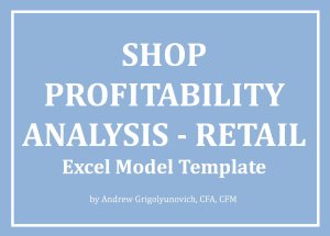 Shop Profitability Analysis - Retail Excel Template