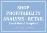 Shop Profitability Analysis - Retail Excel Template
