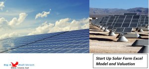 Start Up Solar Farm Excel Model and Valuation