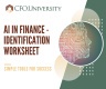 AI (Artificial Intelligence) in Finance - Identification Worksheet