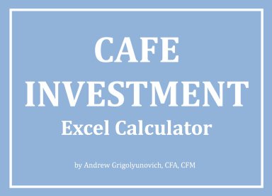 Cafe Investment Excel Calculator