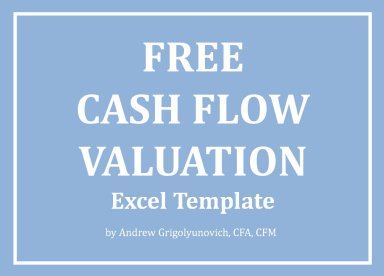 Free Cash Flow Valuation Excel Template