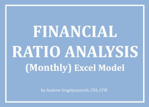 Financial Ratio Analysis (Monthly) Excel Model
