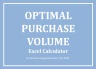 Optimal Purchase Volume Excel Calculator