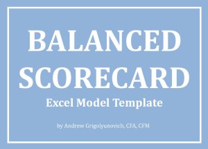 Balanced Scorecard Excel Model Template