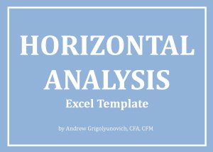 Horizontal Analysis Excel Template