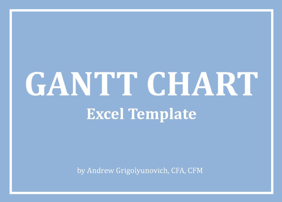 Gantt Chart Excel Template - Eloquens