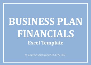 Business Plan Financials Excel Model