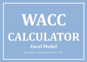 WACC (Weighted Average Cost of Capital) Excel Calculator