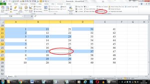 De-select Active Cell from a selection with a VBA Macro