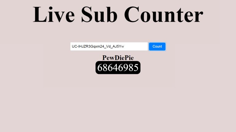 How can I make a realtime  subscriber count? - Scripting