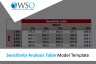 Sensitivity Analysis Table - Excel Model Template