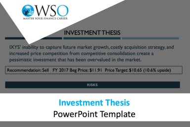 Investment Thesis - Powerpoint Template