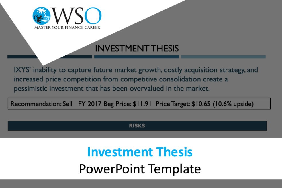 investment thesis presentation