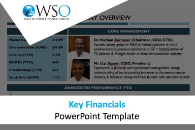 Key Financials - Powerpoint Template