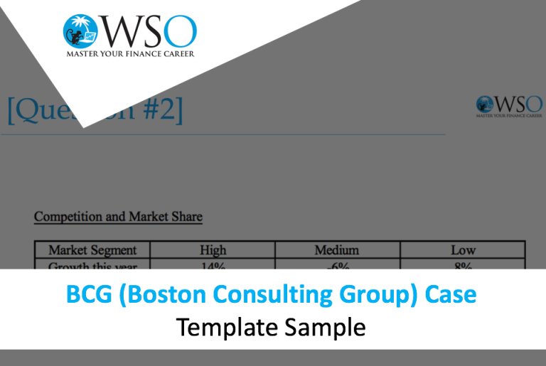 Boston Consulting Group (BCG) Case - Template Sample - Eloquens