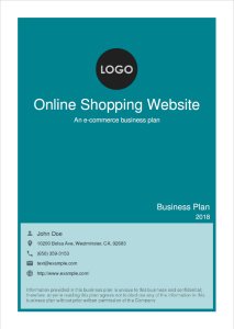Online Shopping Website Business Plan Example