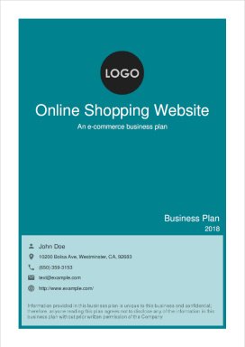 Online Shopping Website Business Plan Example