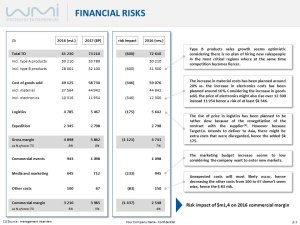 Financial risks evaluation