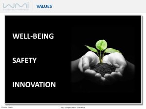 Values with full screen image