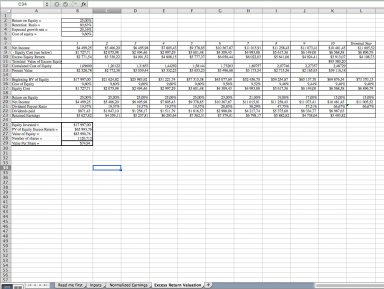 Value of Equity in a Bank