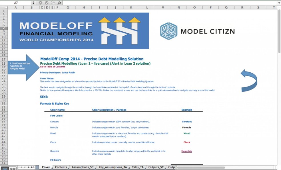 Debt Modeling Workbook (Training) - Eloquens