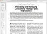 Predicting and Managing Consumers’ Package Size Impressions