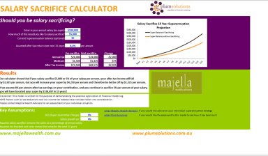 Salary Sacrifice Calculator - Australia