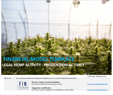 Hemp Business - Financial Excel Template