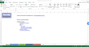 Marketplace Excel Model - for physical events, conferences