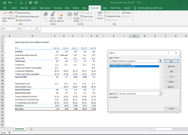 Productivity VBA tool - Automation of year on year movement computation for multiple periods