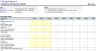 Simple 3-Statement Excel Model with Cases