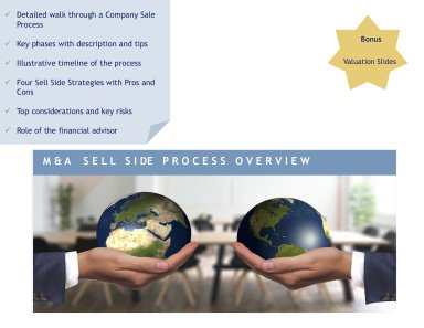 M&A Process SellSide: 20 Slides Detailled Guide with Overview, Strategies and Key Moments