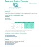 Dashboard Personal Budget | Desktop and Mobile | Excel Spreadsheet Template